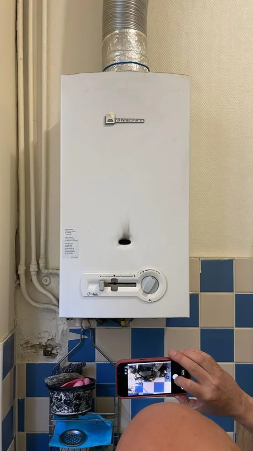 Diagnostic d'un chauffe-bain gaz ELM Leblanc Ondéa